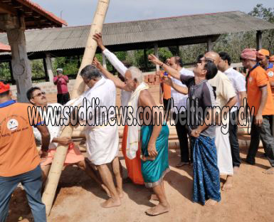 ಶ್ರೀ ಕ್ಷೇತ್ರ ದೇಲಂಪುರಿ ಶ್ರೀ ಮಹಾದೇವ ಮಹಾಗಣಪತಿ ದೇವಸ್ಥಾನ ಕರಿಮಣೇಲು:ಬ್ರಹ್ಮಕಲಶೋತ್ಸವದ ಚಪ್ಪರ ಮುಹೂರ್ತಕ್ಕೆ ಚಾಲನೆ