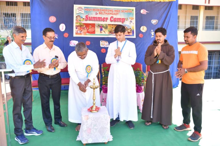 ಹೋಲಿ ರಿಡೀಮರ್ ಶಾಲೆಯಲ್ಲಿ ಕ್ರೀಡಾ ಶಿಬಿರ