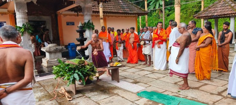 ಶಿಬಾಜೆ ಮೊಂಟೆತಡ್ಕ ದುರ್ಗಾಪರಮೇಶ್ವರಿ ದೇವಸ್ಥಾನದಲ್ಲಿ ತೆನೆ ಹಬ್ಬ