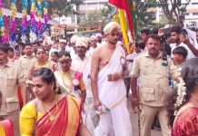 ಶ್ರೀಕ್ಷೇತ್ರ ಧರ್ಮಸ್ಥಳದಲ್ಲಿ ಸಾಮೂಹಿಕ ವಿವಾಹ: ವಧೂ ವರರ ಮೆರವಣಿಗೆ