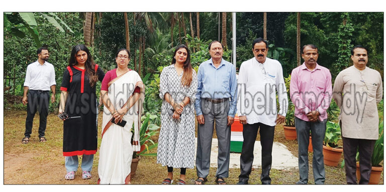 ಶಾಂತಿವನ ಶ್ರೀ ಧ.ಮಂ.ಯೋಗ ಮತ್ತು ಪ್ರಕೃತಿ ಚಿಕಿತ್ಸೆ ಆಸ್ಪತ್ರೆಯಲ್ಲಿ 78ನೇ ಸ್ವಾತಂತ್ರ್ಯೋತ್ಸವ ಆಚರಣೆ