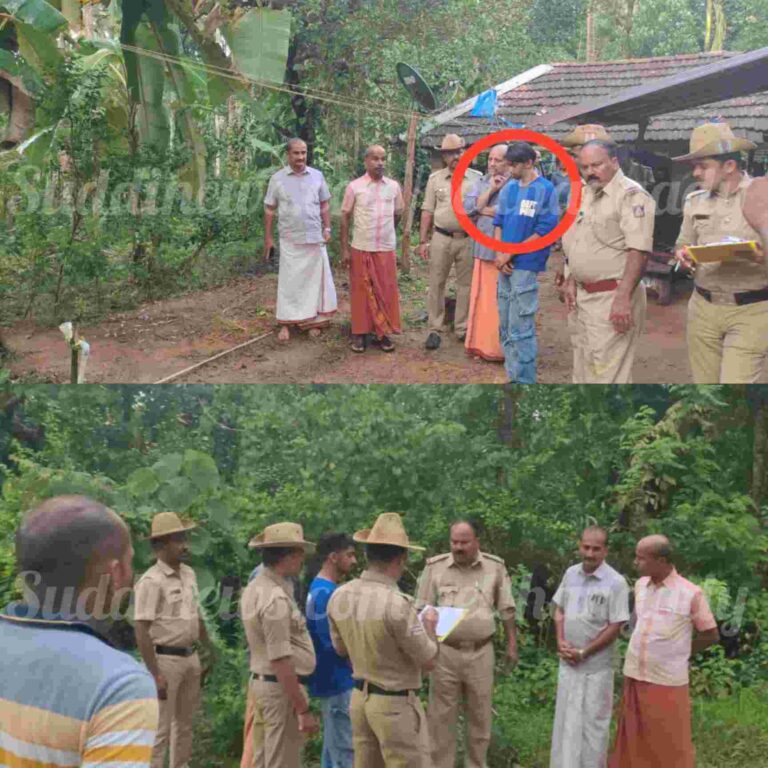 ಬೆಳಾಲು: ಬಾಲಕೃಷ್ಣ ಭಟ್ ಕೊಲೆ ಪ್ರಕರಣ: ಆರೋಪಿಗಳ ಕರೆತಂದು ಸ್ಥಳ ಮಹಜರು: ಮನೆಯ ಮೂಲೆ ಮೂಲೆ ಜಾಲಾಡಿದ ಅಧಿಕಾರಿಗಳು