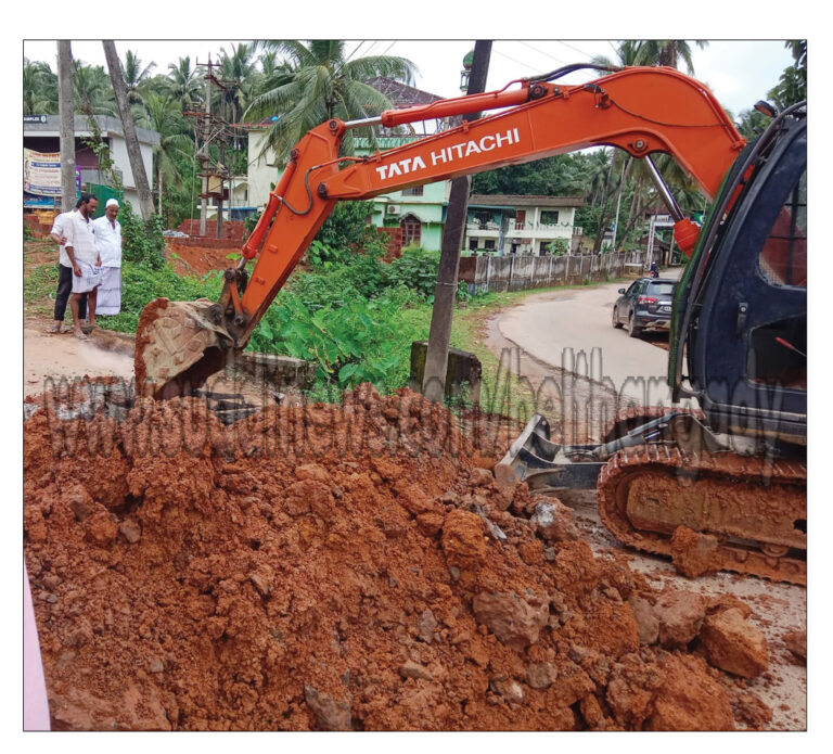 ಸುದ್ದಿ ವರದಿ ಫಲಶ್ರುತಿ- ತೆಕ್ಕಾರು: ಸರಳಿಕಟ್ಟೆ-ಕಲ್ಲೇರಿ ಜಂಕ್ಷನ್ ನಲ್ಲಿ ಕುಸಿತಗೊಂಡಿದ್ದ ಮೋರಿ ದುರಸ್ಥಿ ಕಾರ್ಯ