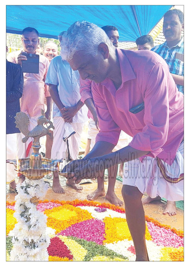 ಚಾರ್ಮಾಡಿ ಹೊಸಮಠ ಪ್ರದೇಶದಲ್ಲಿ ಹಿಂದೂ ಮಲಯಾಳಿ ಕೇರಳ ಆಚರಣೆಯಾದ ಓಣಂ ಹಬ್ಬದ ಆಚರಣೆ