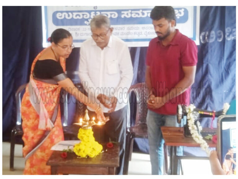 ಶಿಶಿಲ: ಕನ್ಯಾಡಿ ಸೇವಾಭಾರತಿ ನೇತೃತ್ವದಲ್ಲಿ ಮಹಿಳೆಯರಿಗಾಗಿ ಒಂದು ತಿಂಗಳ ಉಚಿತ ಟೈಲರಿಂಗ್‌ ತರಬೇತಿ ಶಿಬಿರ ಉದ್ಘಾಟನೆ