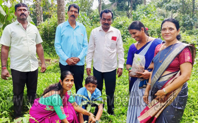 ಬಳಂಜ: ಸರಕಾರಿ ಉನ್ನತಿಕರಿಸಿದ ಪ್ರಾಥಮಿಕ ಶಾಲೆ ಹಾಗೂ ಪ್ರೌಢಶಾಲೆಯಲ್ಲಿ ತಾಯಿಗೊಂದು ಗಿಡ ನೆಡುವ ಕಾರ್ಯಕ್ರಮ