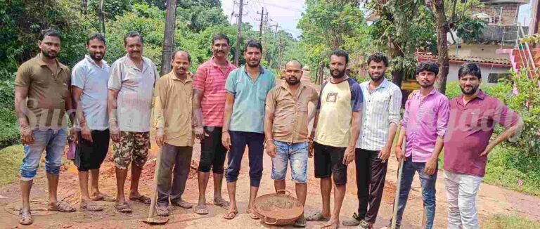 ಬೆಳ್ತಂಗಡಿ: ಕೆ.ಇ.ಬಿ.ರೋಡ್ – ರೆಂಕೆದಗುತ್ತು ರಸ್ತೆಯ ಹೊಂಡ‌ ಮುಚ್ಚುವ ಕಾರ್ಯ