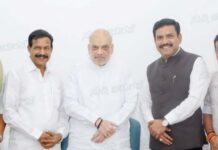 ಅಮಿತ್ ಶಾ ಭೇಟಿಯಾದ ರಾಜ್ಯ ಬಿಜೆಪಿ ನಾಯಕರು-ಬುರುಡೆ ಪ್ರಕರಣ ಉನ್ನತ ತನಿಖೆಗೆ ಒತ್ತಾಯ