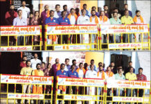 ಅಳದಂಗಡಿ: ಕೆದ್ದು ಜಂಕ್ಷನ್ ಗೆ ಹಿಂದೂ ಯುವಶಕ್ತಿ ತಂಡದಿಂದ ಬ್ಯಾರಿಕೇಡ್ ಕೊಡುಗೆ