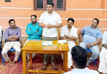 ಬಾರ್ಯ: ಪ್ರಾ.ಕೃ.ಪ.ಸ. ಸಂಘದ ನಿರ್ದೇಶಕರ ಚುನಾವಣೆಗೆ ಬಿಜೆಪಿ ಬೆಂಬಲಿತ ಸಹಕಾರ ಭಾರತಿ ಅಭ್ಯರ್ಥಿಗಳ ಪೂರ್ವಭಾವಿ ಸಭೆ-ಶಾಸಕ ಹರೀಶ್ ಪೂಂಜ ಭಾಗಿ