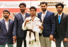 8ನೇ ರಾಷ್ಟ್ರೀಯ ಮಟ್ಟದ ಕರಾಟೆ ಚಾಂಪಿಯನ್ ಶಿಪ್-2025: ಶ್ರೀಚರಣ್ ಜೈನ್ ರಿಗೆ 2 ಬೆಳ್ಳಿ ಪದಕ