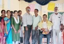 ಬಂದಾರು: ಸ.ಉ.ಹಿ.ಪ್ರಾ. ಶಾಲೆಯಲ್ಲಿ ವಿಜಯ ಕುಮಾರ್ ಎಂ. ಕೊಯ್ಯೂರು ಅವರಿಗೆ ಸನ್ಮಾನ