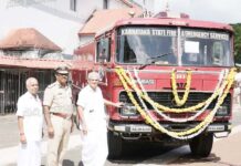 ಧರ್ಮಸ್ಥಳ: ಮಂಜೂಷಾ ವಸ್ತು ಸಂಗ್ರಹಾಲಯಕ್ಕೆ ಅಗ್ನಿಶಾಮಕ ವಾಹನ ಕೊಡುಗೆ