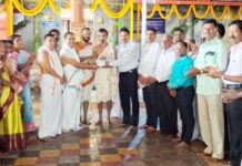 ಶ್ರೀ ಕ್ಷೇತ್ರ ಧರ್ಮಸ್ಥಳದಿಂದ ಮಂಜೂರಾದ ಶ್ರೀ ಅನಂತೇಶ್ವರ ಸ್ವಾಮಿ ದೇವಸ್ಥಾನ ಜೀರ್ಣೋದ್ಧಾರಕ್ಕೆ ರೂ. 5ಲಕ್ಷ ಹಸ್ತಾಂತರ