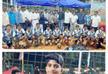 ರಾಜ್ಯ ಮಿನಿ ಒಲಂಪಿಕ್ ವಾಲಿಬಾಲ್ ಪಂದ್ಯಾಟದಲ್ಲಿ ಶಿಶಿರ್ ಜಯವಿಕ್ರಮ್ ನಾಯಕತ್ವದ ಜಿಲ್ಲಾ ತಂಡ ಪ್ರಥಮ-ರಾಷ್ಟ್ರ ಮಟ್ಟಕ್ಕೆ ಆಯ್ಕೆ