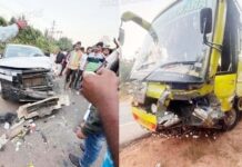 ಪುಂಜಾಲಕಟ್ಟೆಯಲ್ಲಿ ಅಪಘಾತ