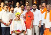 ದೇಶದ ಸೈನ್ಯದಲ್ಲಿ ಸೇವೆಗೈದು ನಿವೃತ್ತರಾಗಿ ಹುಟ್ಟೂರಿಗೆ ಆಗಮಿಸಿದ ಅಶೋಕ್ ಪಿ.ಎಲ್.ರಿಗೆ ಶಾಸಕ ಹರೀಶ್ ಪೂಂಜರಿಂದ ಗೌರವಾರ್ಪಣೆ