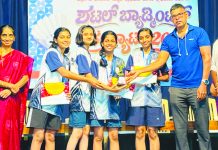 ಪ್ರೌಢ ಶಾಲಾ ವಿಭಾಗದ ತಾಲೂಕು ಮಟ್ಟದ ಶಟಲ್ ಬ್ಯಾಡ್ಮಿಂಟನ್ ಪಂದ್ಯಾಟ: ಸೇಕ್ರೆಡ್ ಹಾರ್ಟ್ ಆಂಗ್ಲ ಮಾಧ್ಯಮ ಶಾಲೆಯ ವಿದ್ಯಾರ್ಥಿನಿಯರು ಜಿಲ್ಲಾ ಮಟ್ಟಕ್ಕೆ ಆಯ್ಕೆ